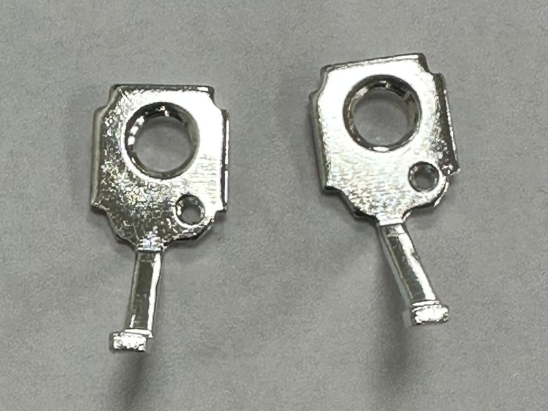 Stamped terminals, bright tin